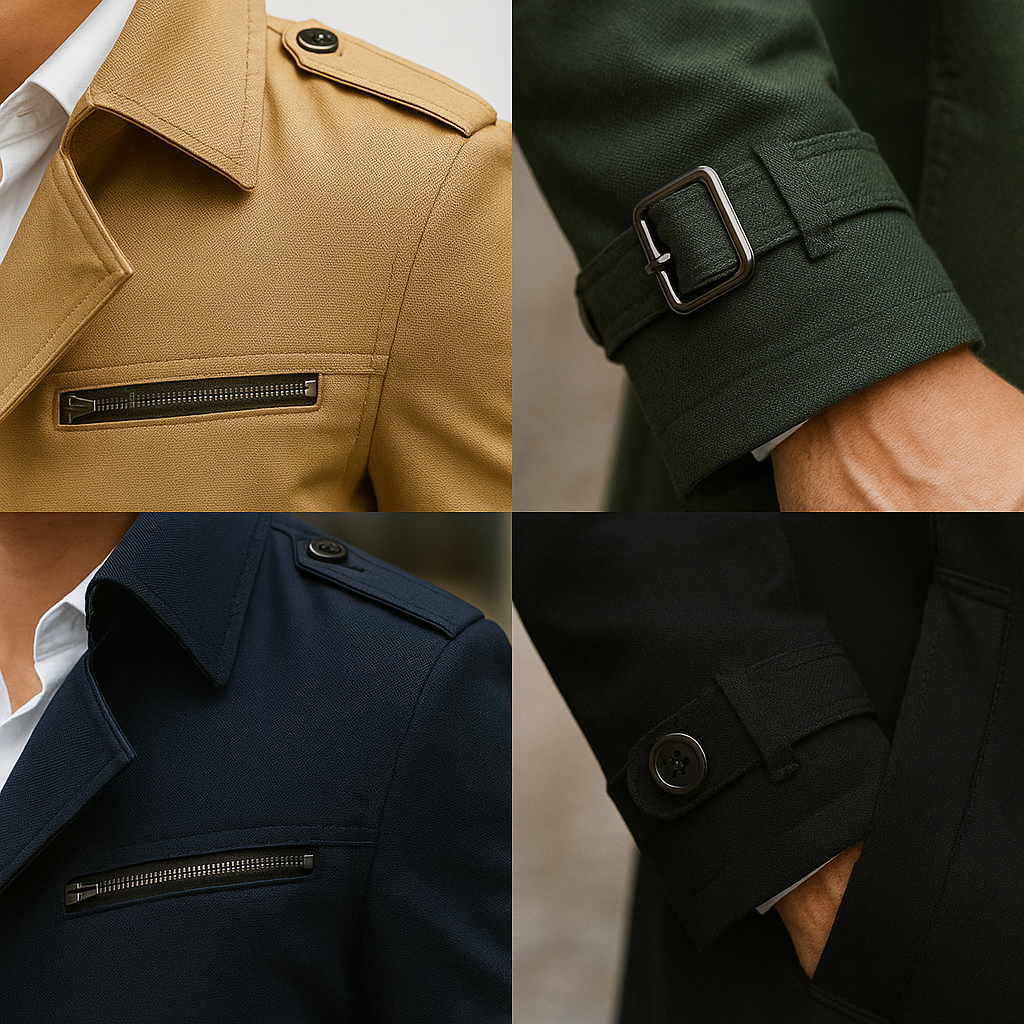 Trench Artigianale Milano Eleganza per l’Uomo Moderno