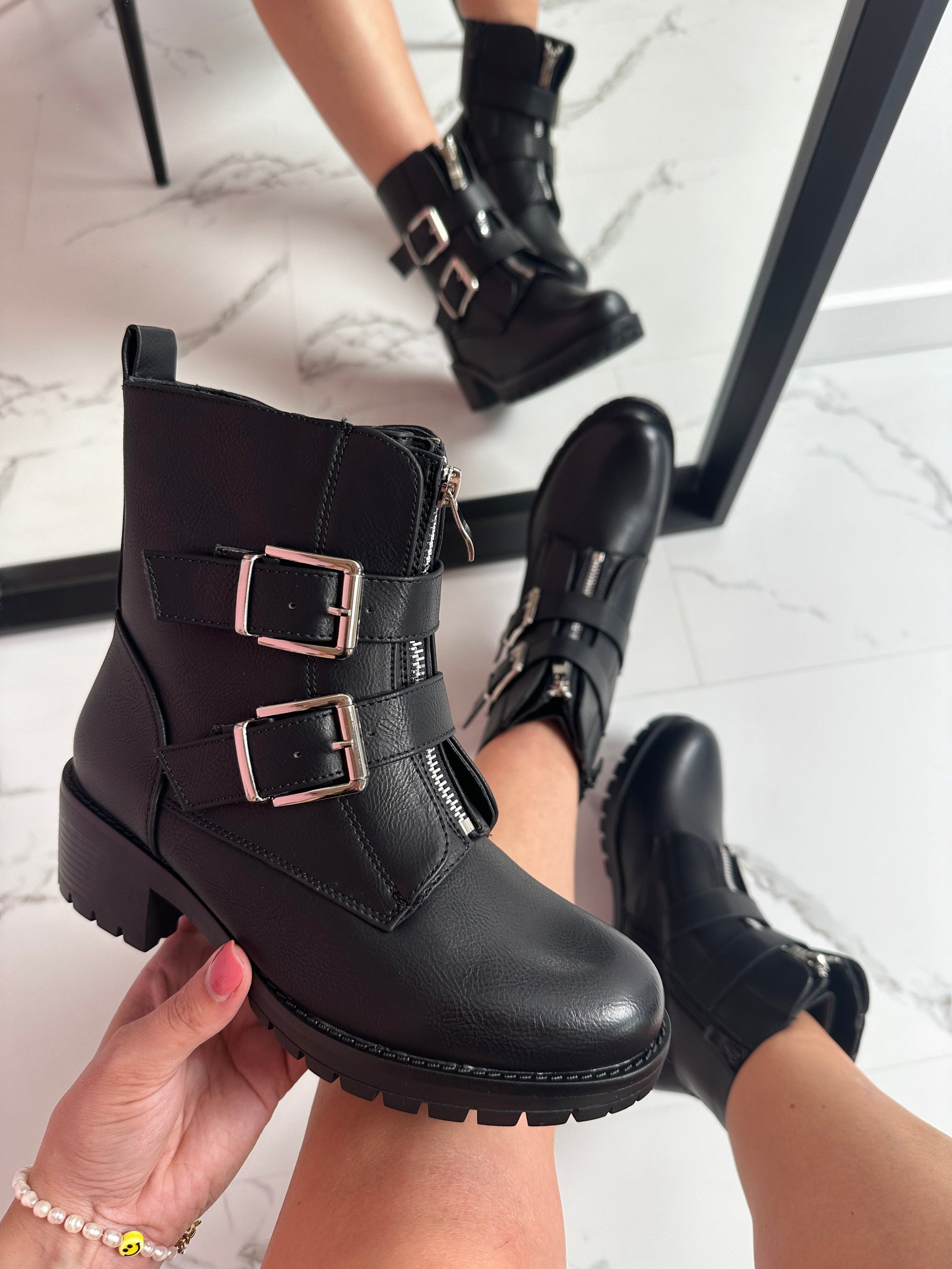 Gesp Zwarte Boots