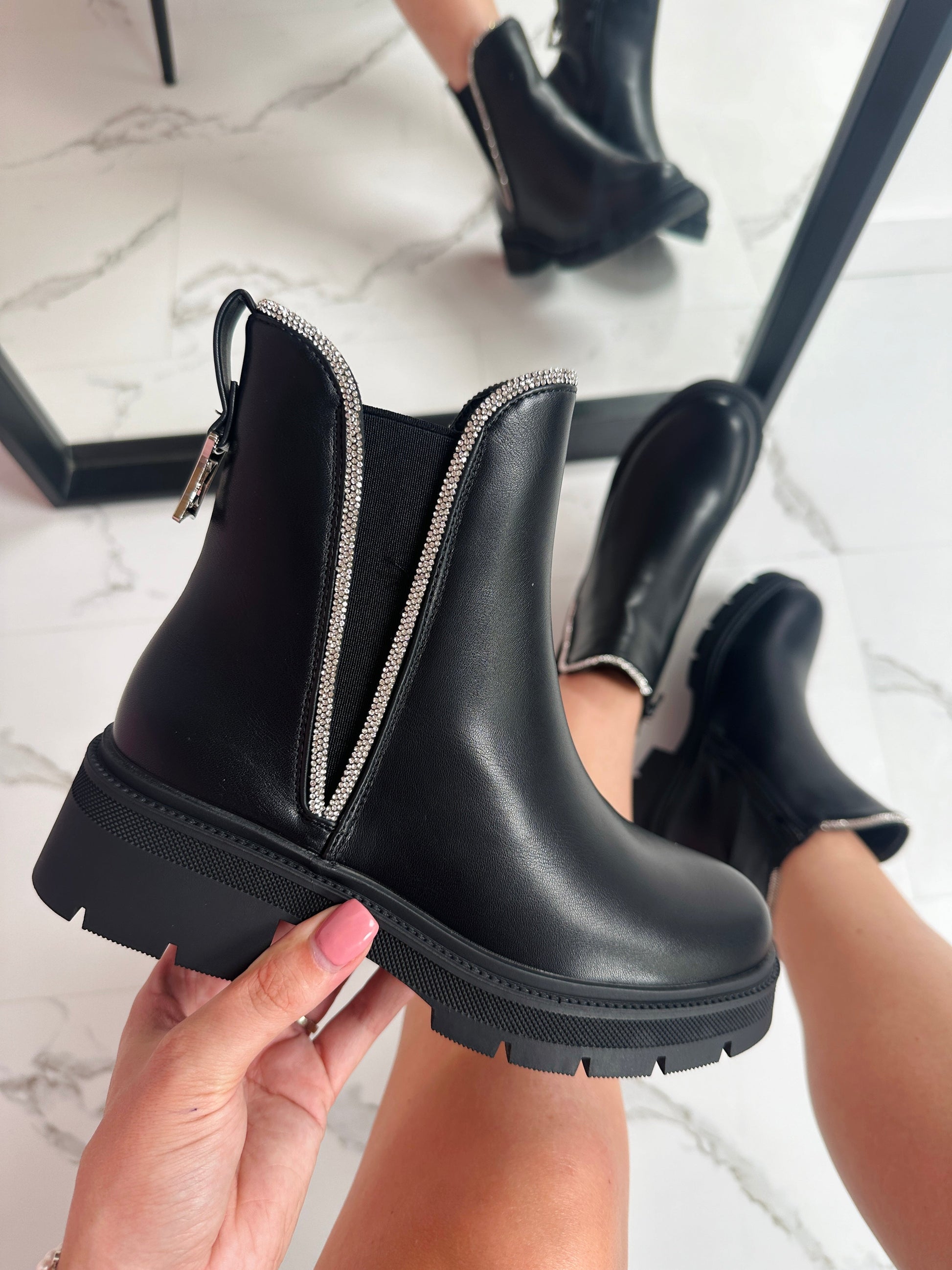 Shanty Zwarte Boots