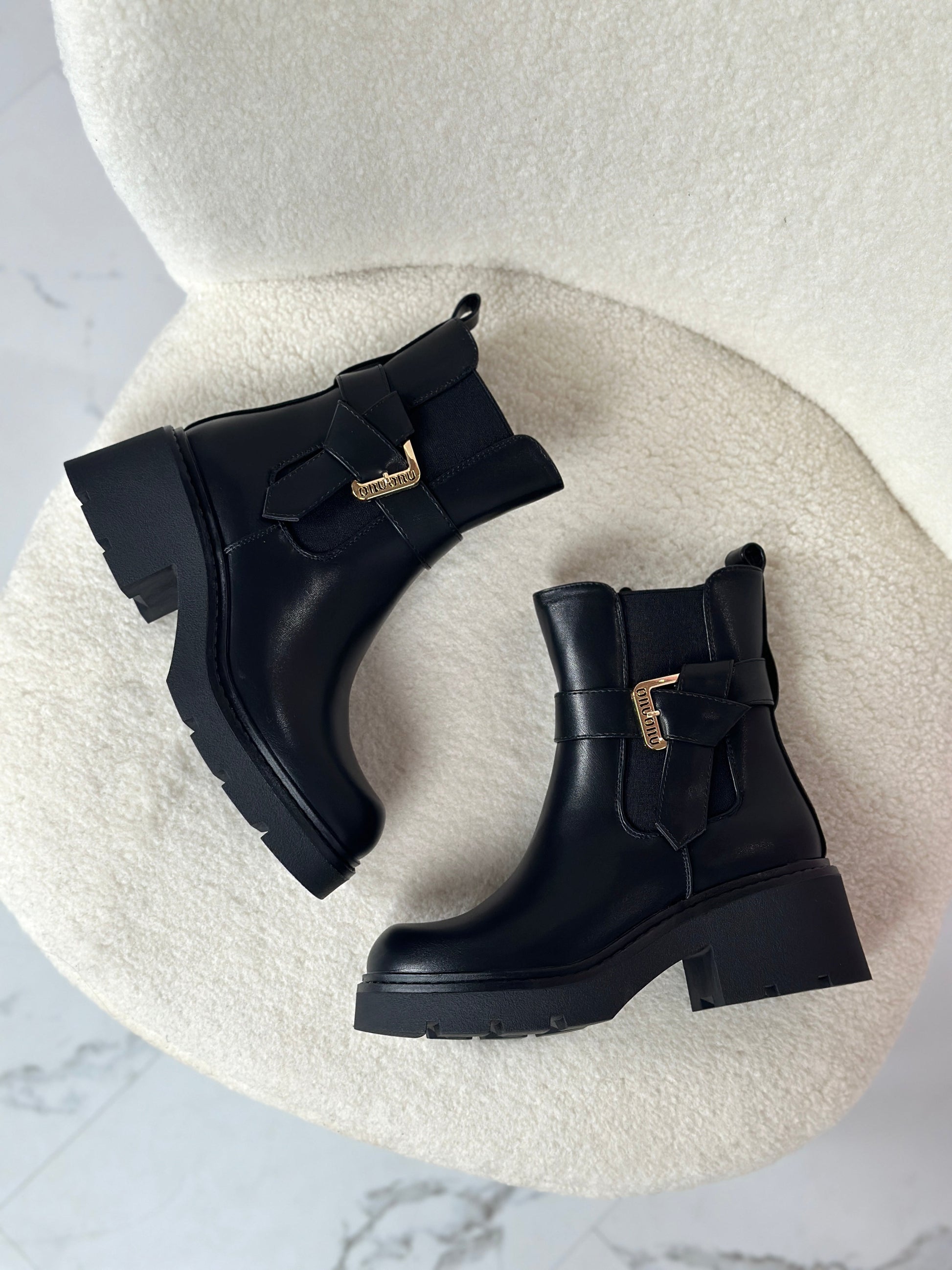 Bianca Zwarte Boots