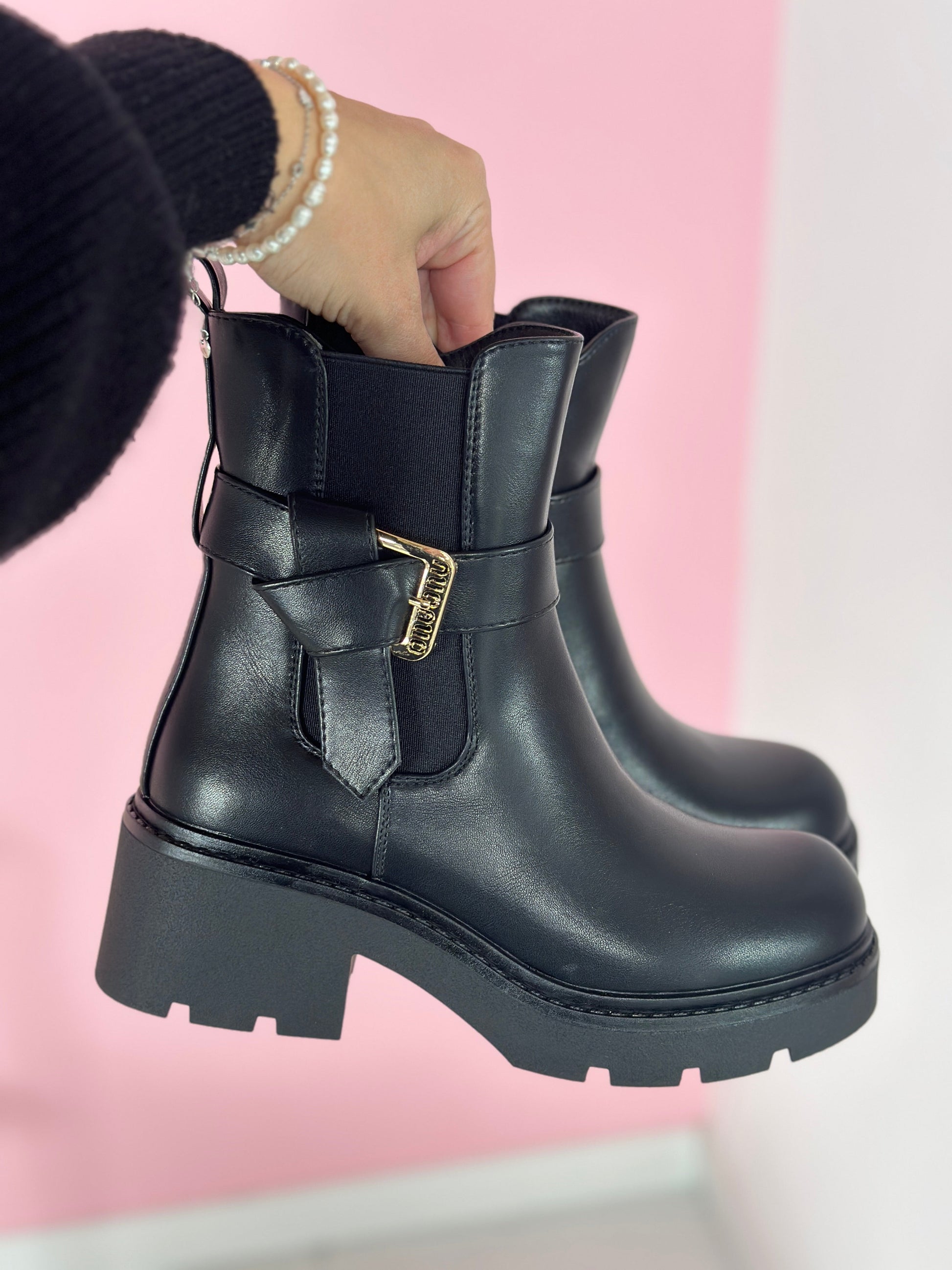 Bianca Zwarte Boots