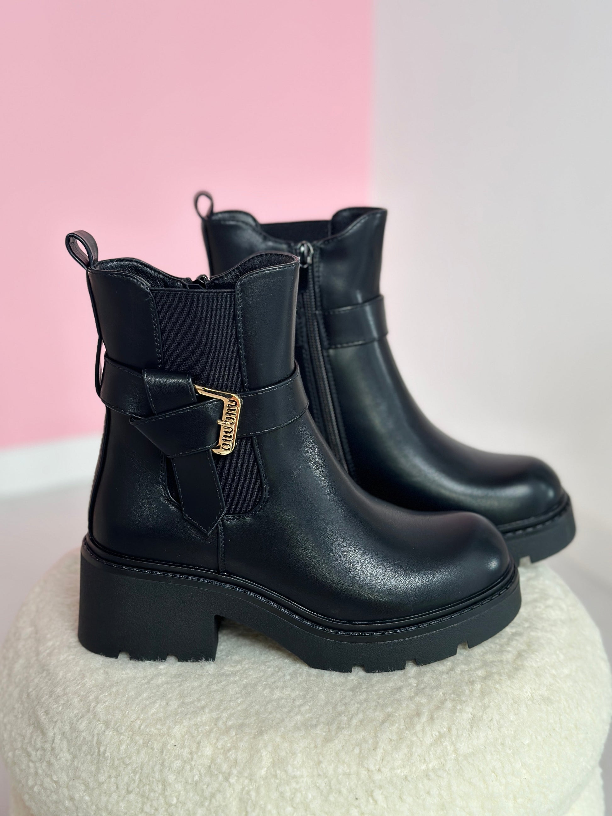 Bianca Zwarte Boots
